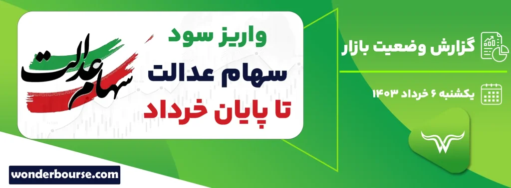 گزارش وضعیت بازار امروز یکشنبه 6 خرداد 1403